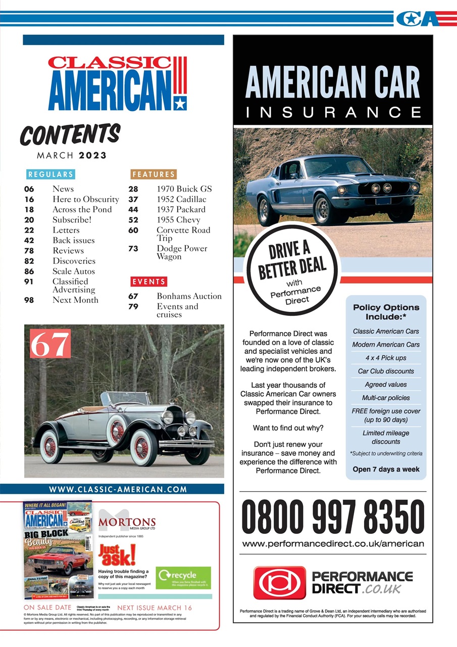 Classic American Magazine Preview Pages