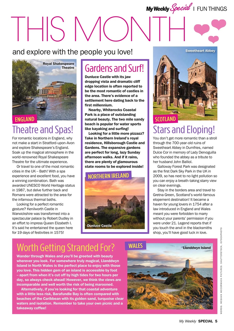 My Weekly Special Preview Pages