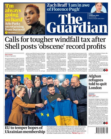 The Guardian Newspaper issue Friday, February 3, 2023