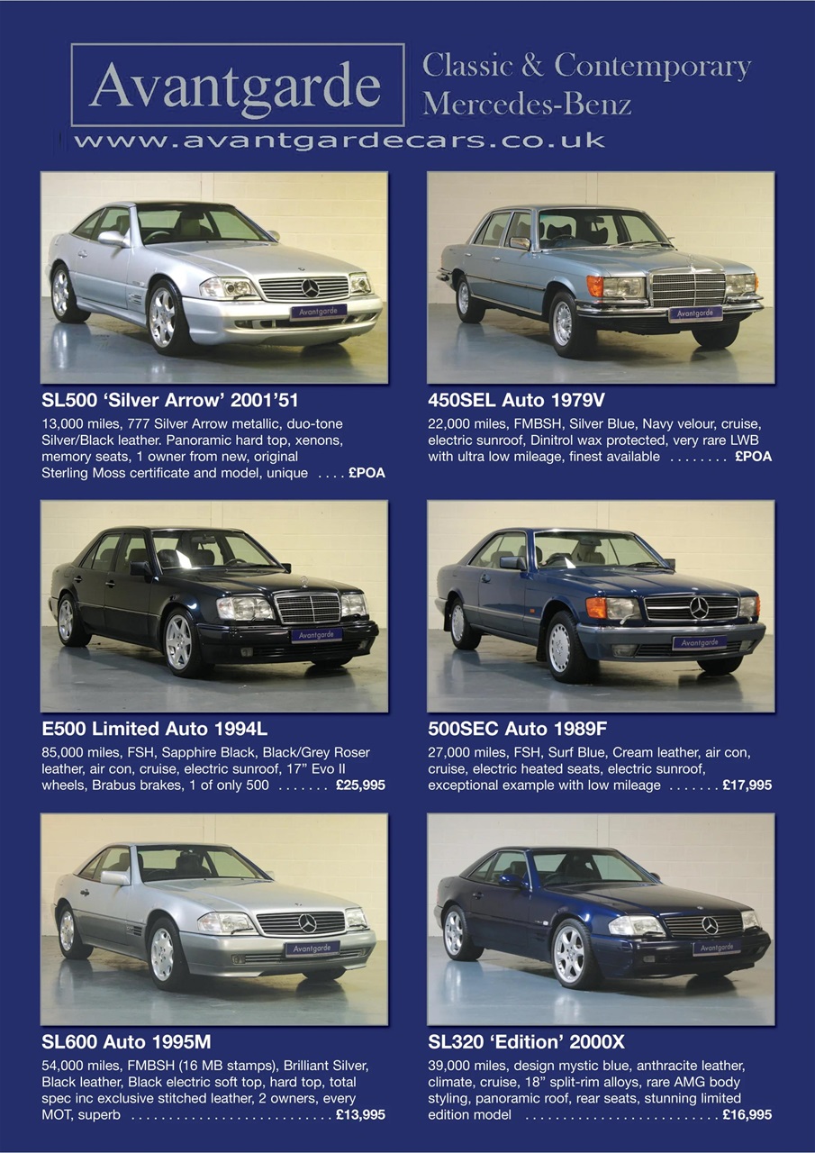 Classic Mercedes Preview Pages