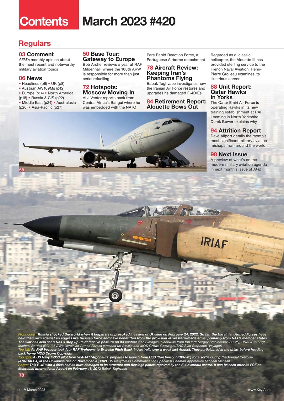 AirForces Monthly Preview Pages