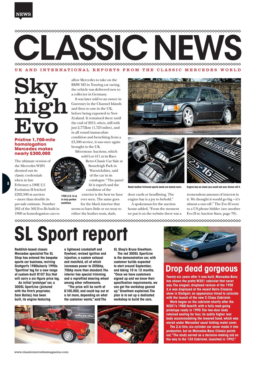 Classic Mercedes Preview Pages