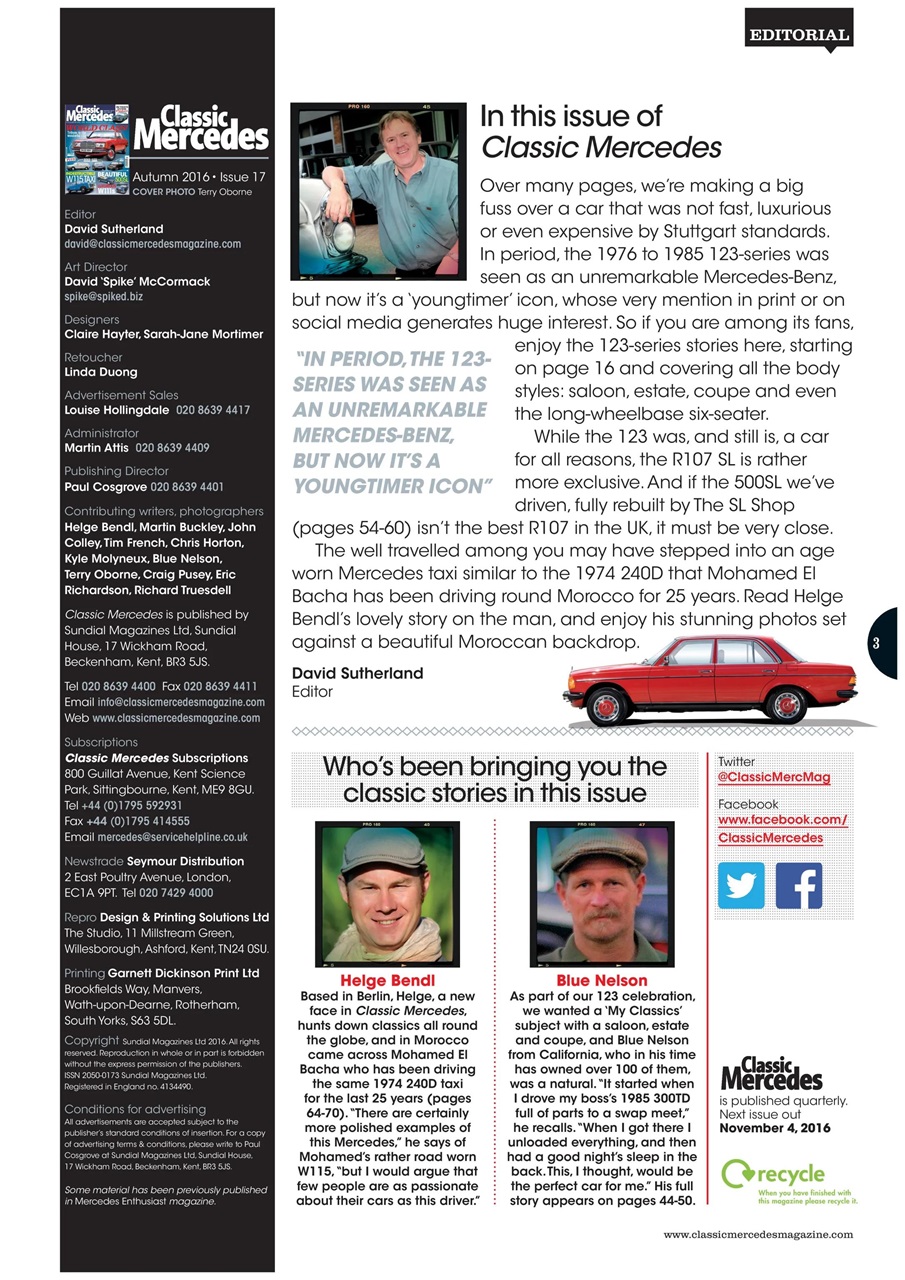 Classic Mercedes Preview Pages