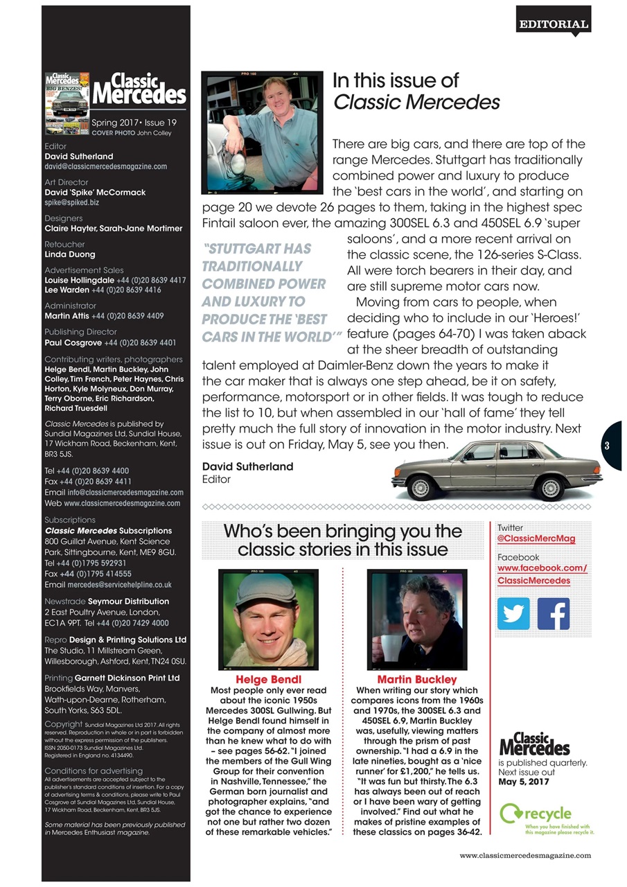 Classic Mercedes Preview Pages