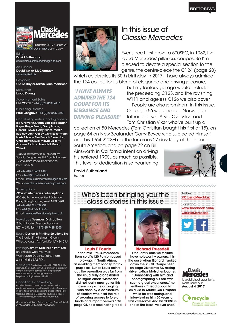 Classic Mercedes Preview Pages