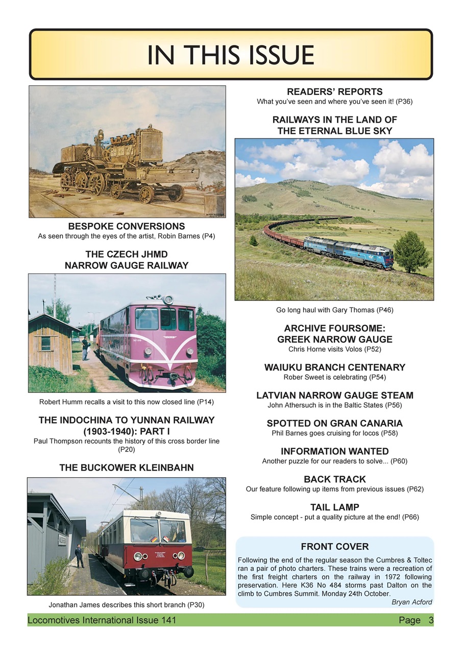 Locomotives International Preview Pages