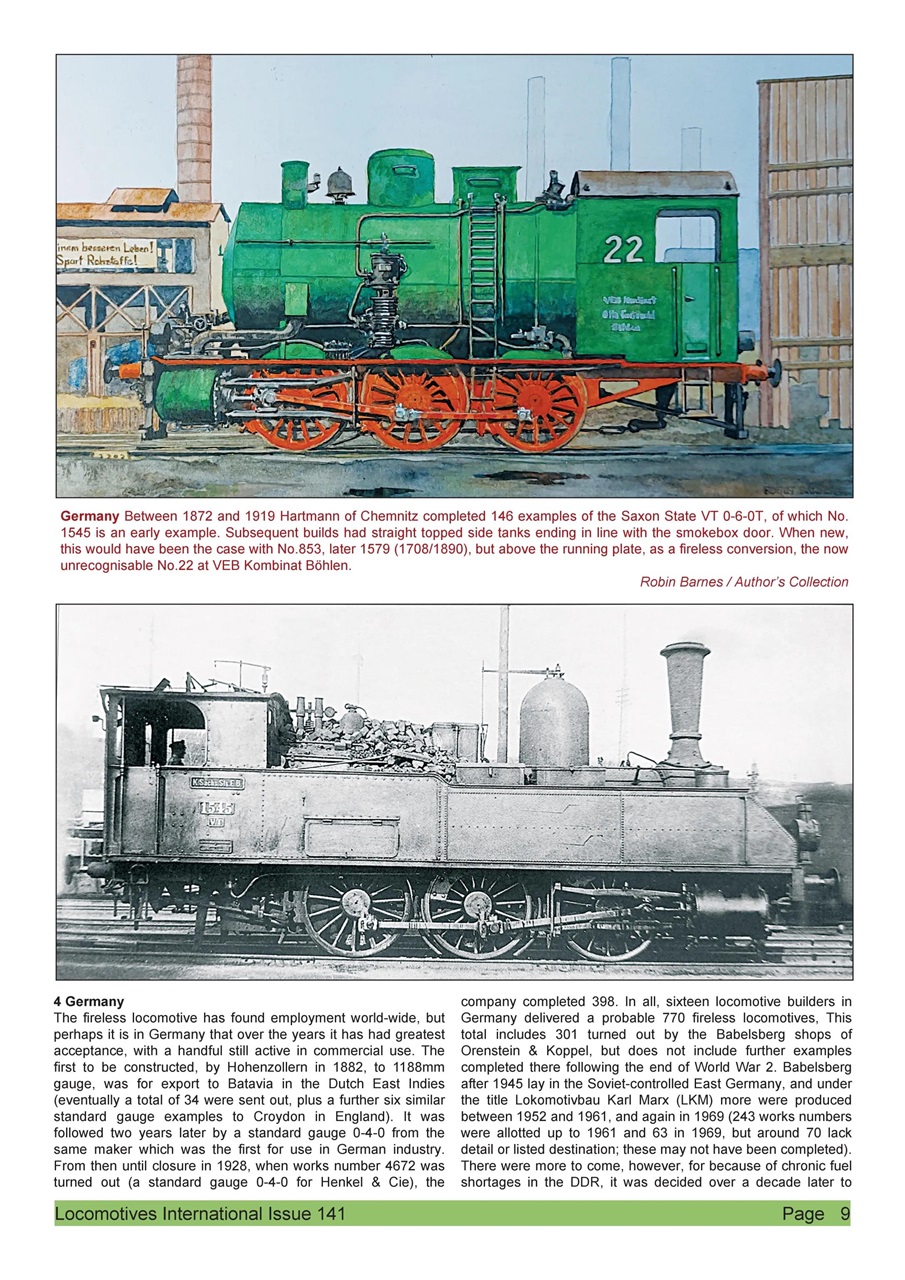 Locomotives International Preview Pages