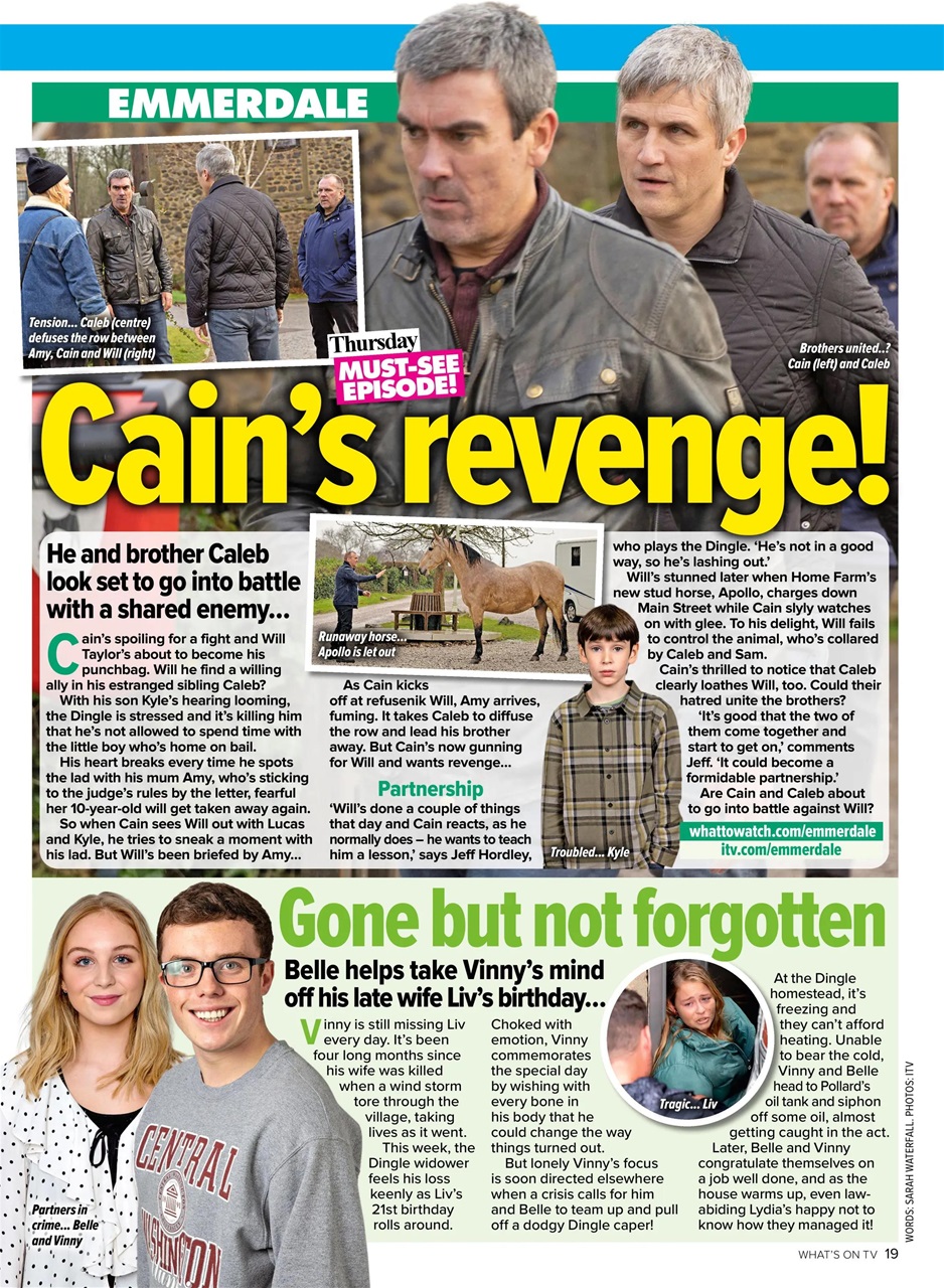 What's on TV Preview Pages