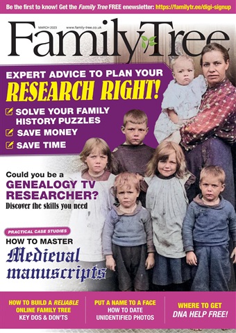 Family Tree issue March 2023