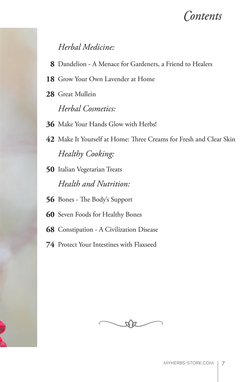 My Herbs Magazine Preview Pages