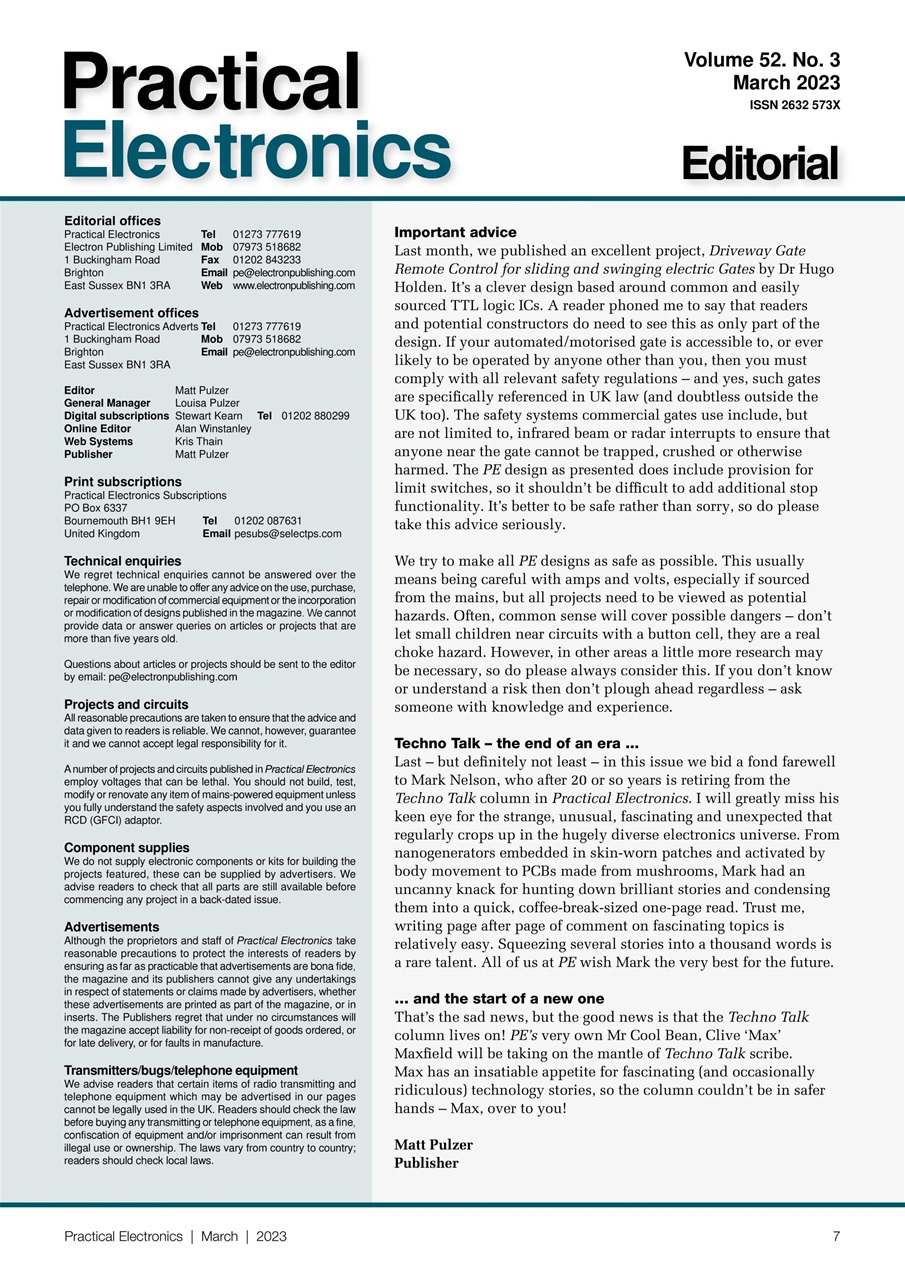 Practical Electronics Preview Pages