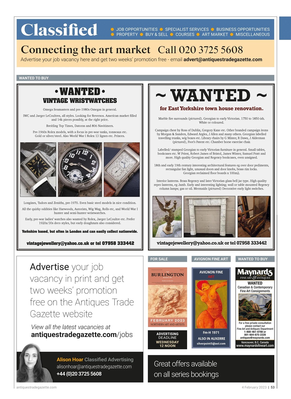 Antiques Trade Gazette Preview Pages