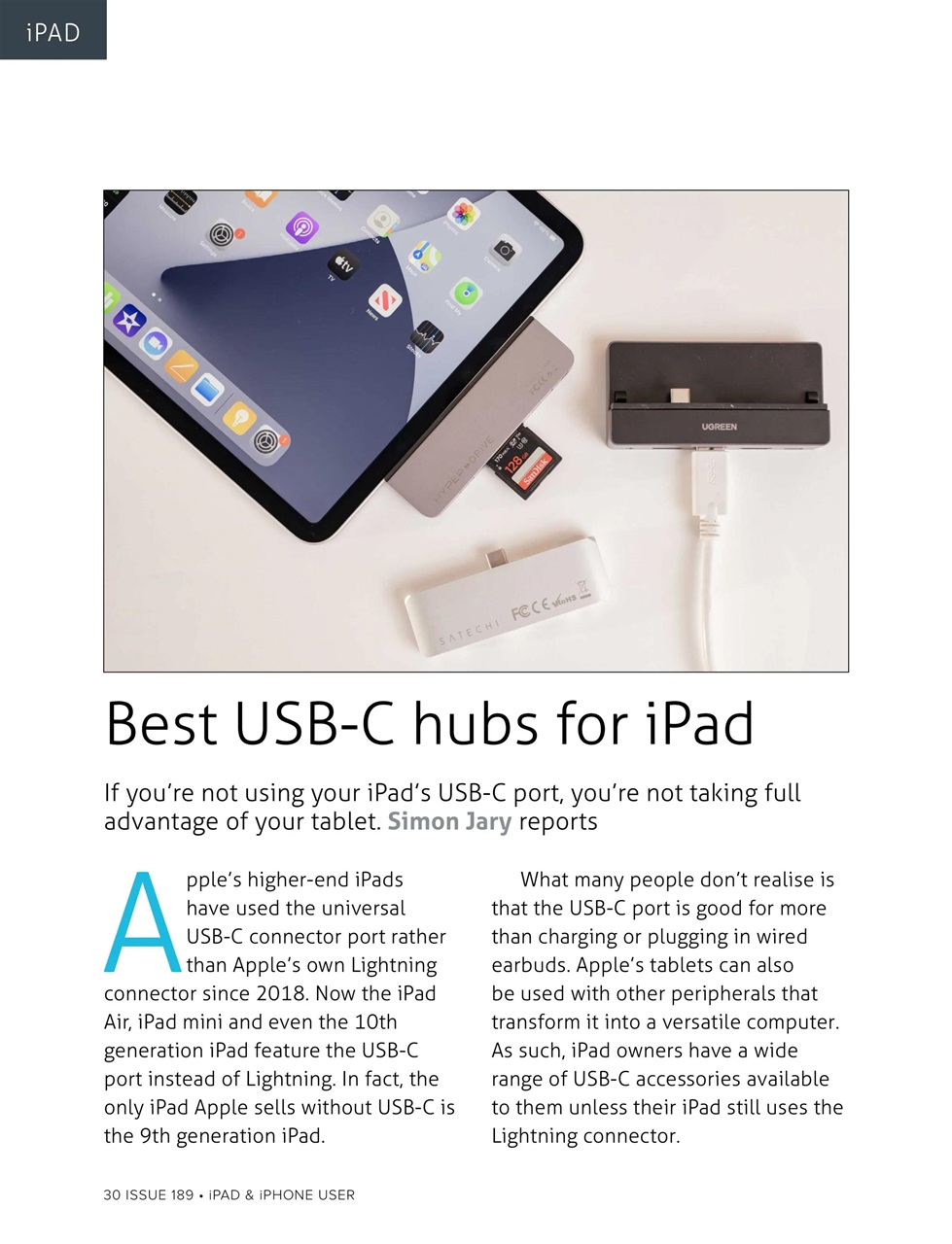 iPad and iPhone User Preview Pages