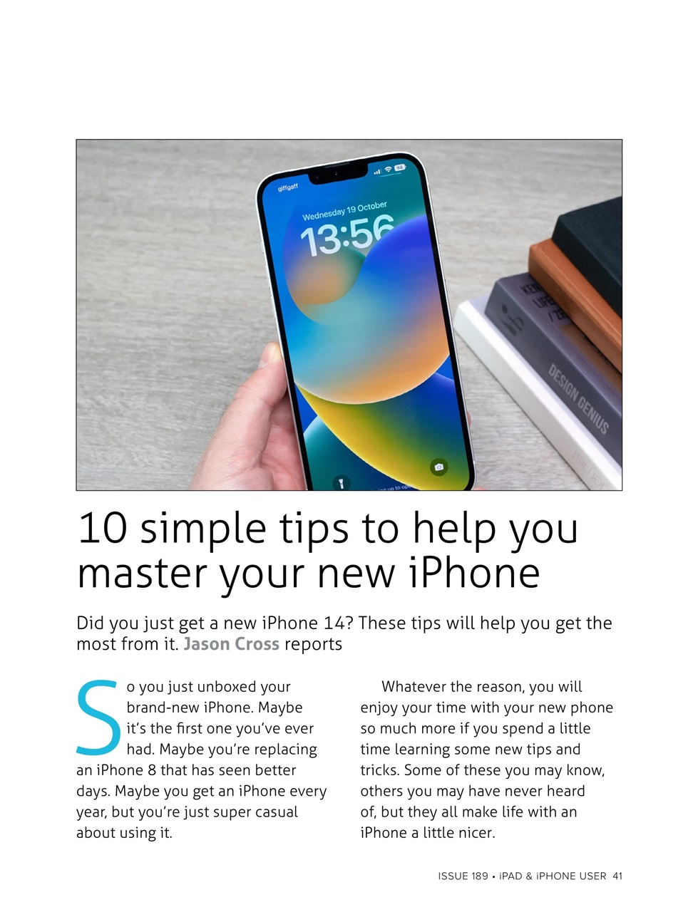 iPad and iPhone User Preview Pages