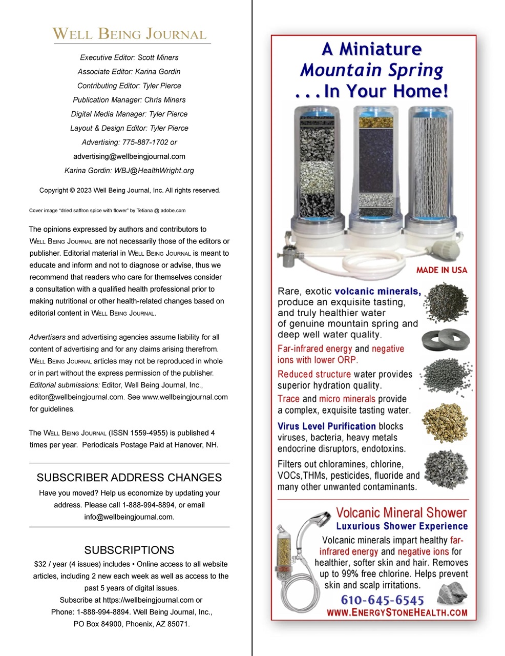 Well Being Journal Preview Pages