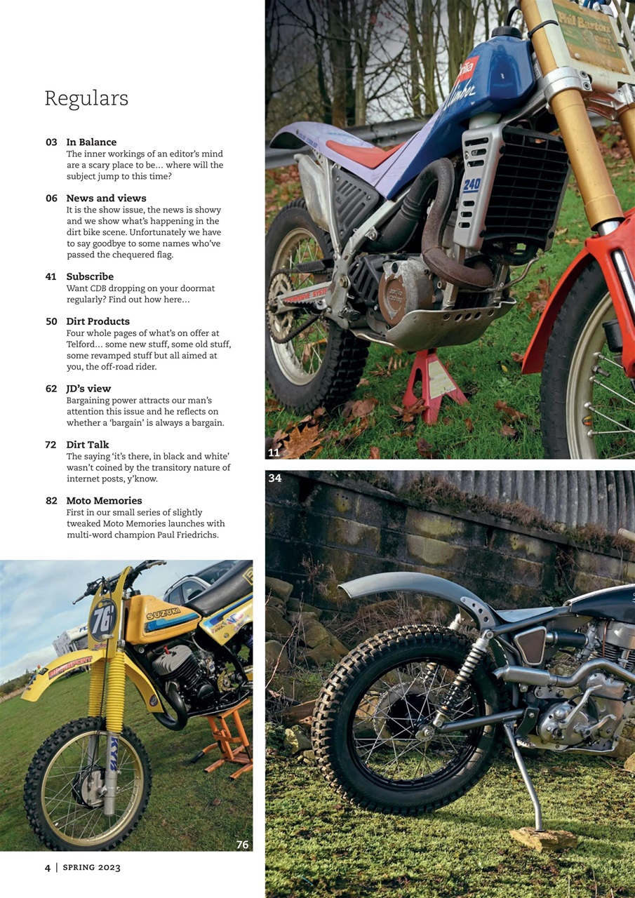 Classic Dirt Bike Preview Pages