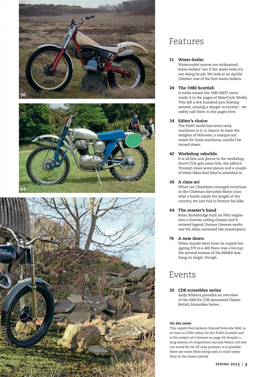 Classic Dirt Bike Preview Pages