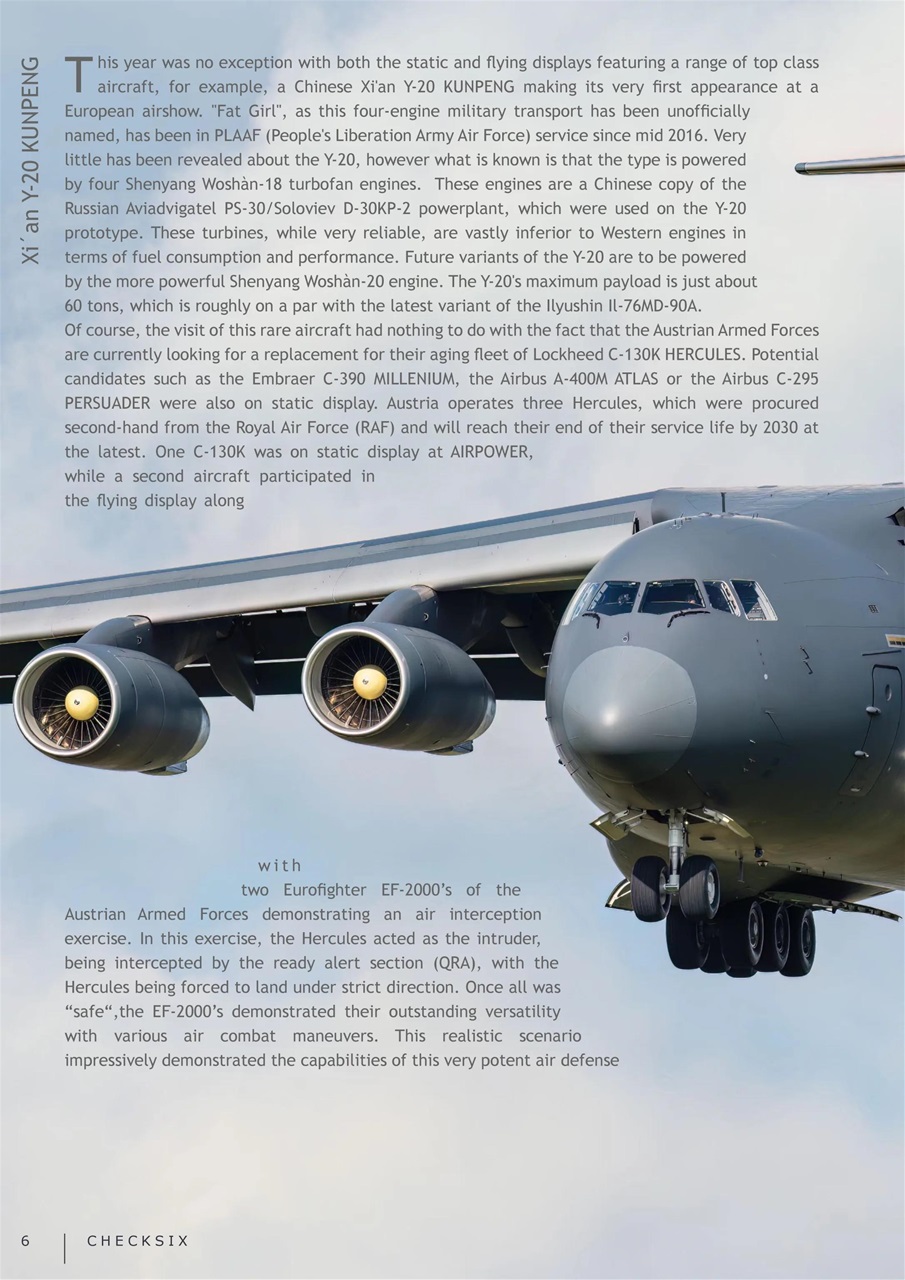 CHECKSIX - The Military Aviation Journal Preview Pages