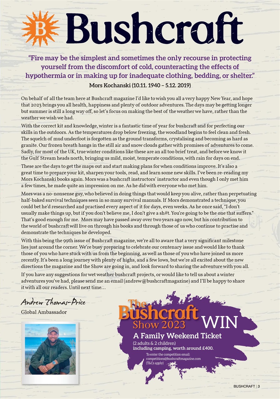 Bushcraft & Survival Skills Magazine Preview Pages