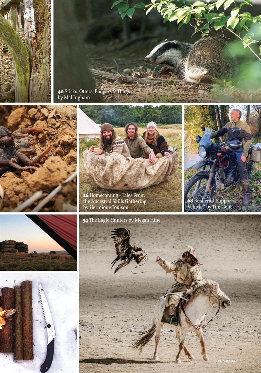 Bushcraft & Survival Skills Magazine Preview Pages