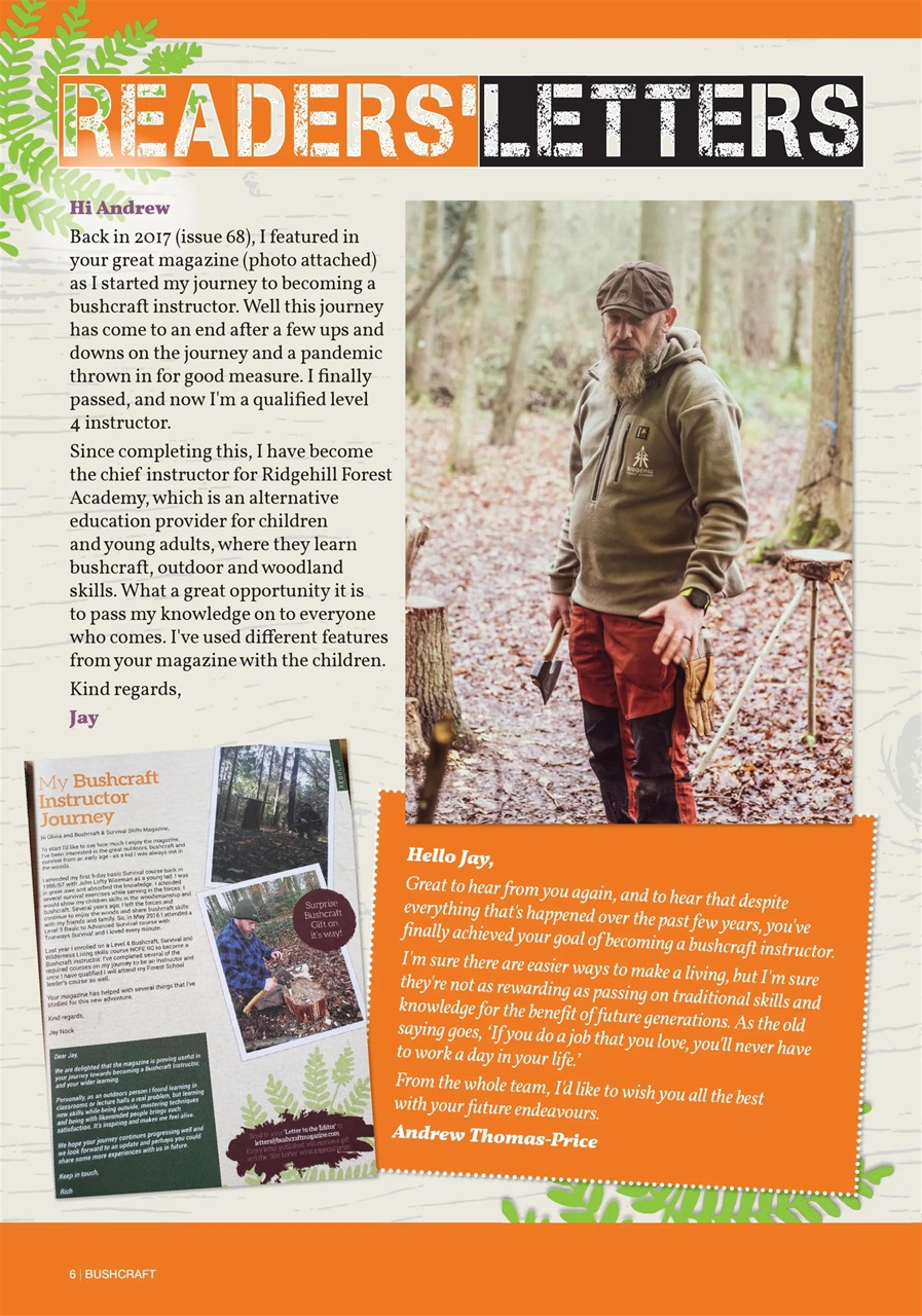 Bushcraft & Survival Skills Magazine Preview Pages
