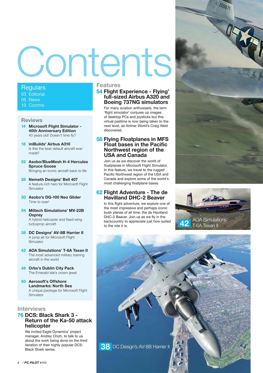 PC Pilot Preview Pages