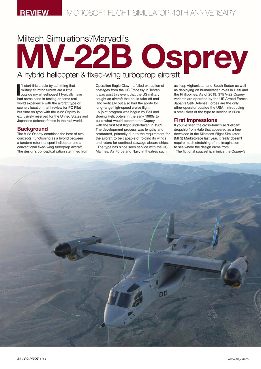 PC Pilot Preview Pages