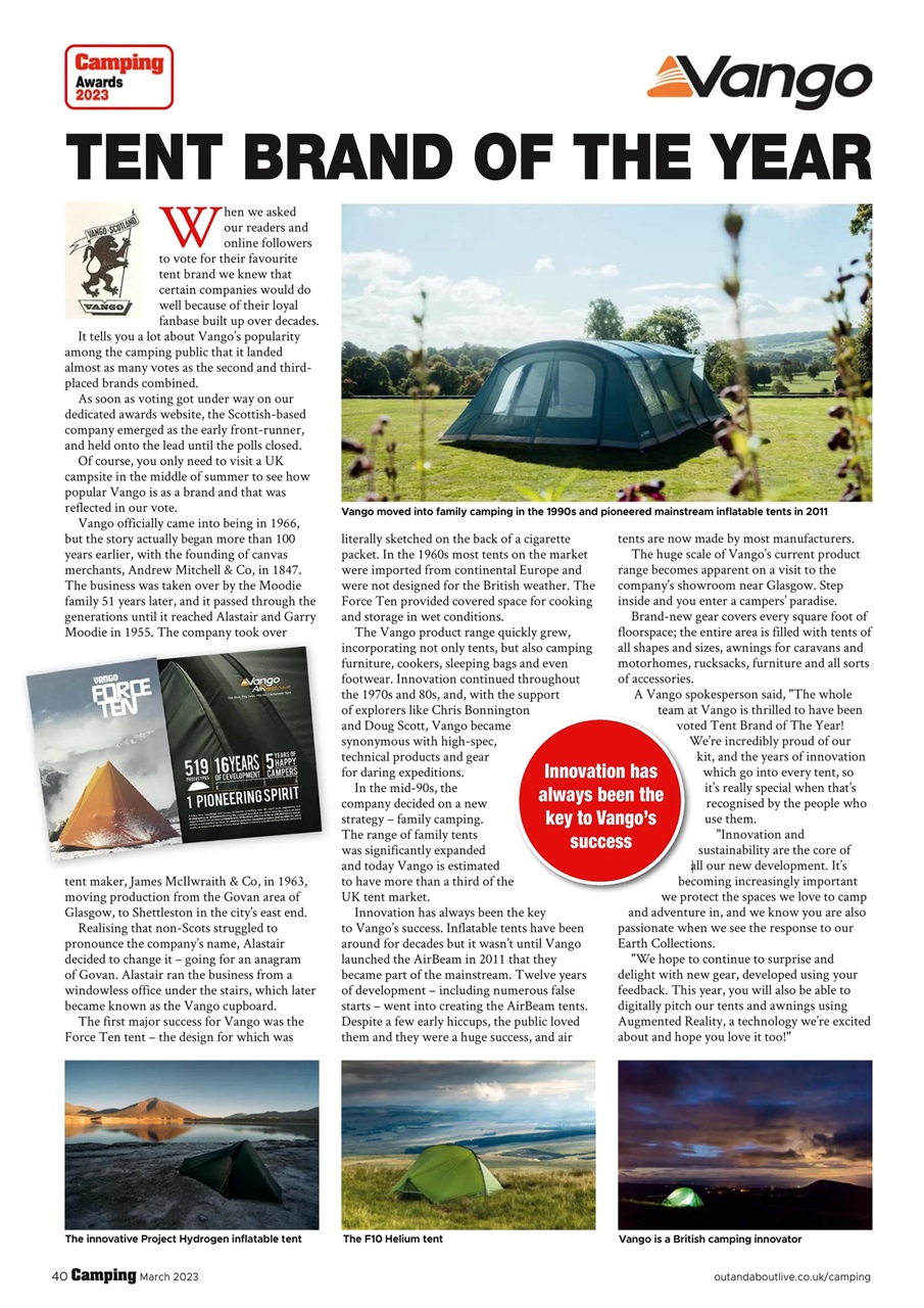 Camping Preview Pages