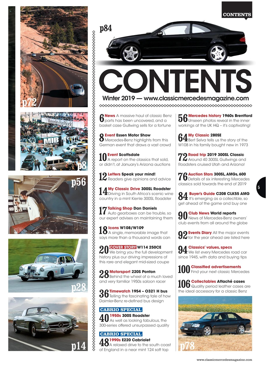Classic Mercedes Preview Pages