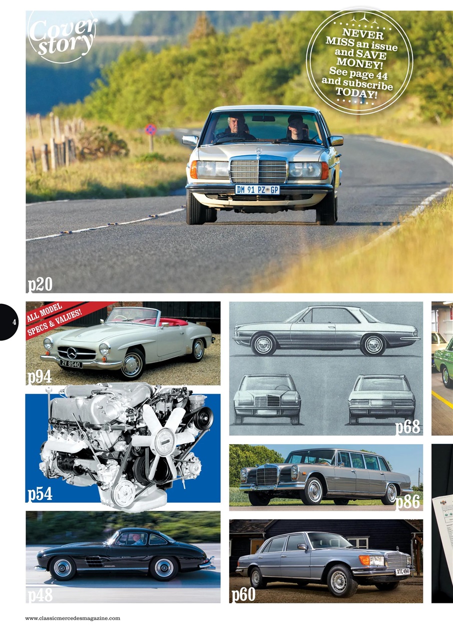 Classic Mercedes Preview Pages