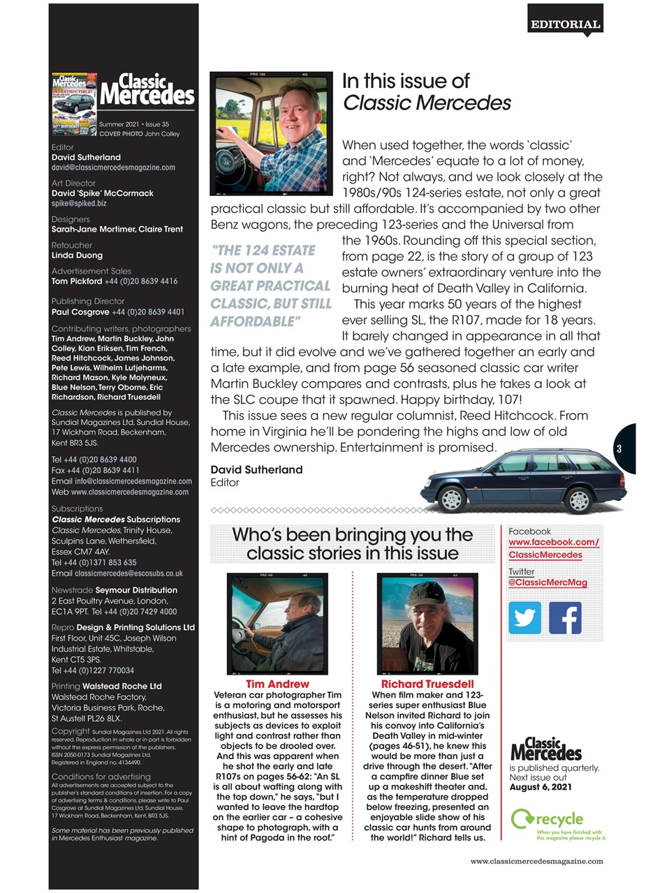 Classic Mercedes Preview Pages