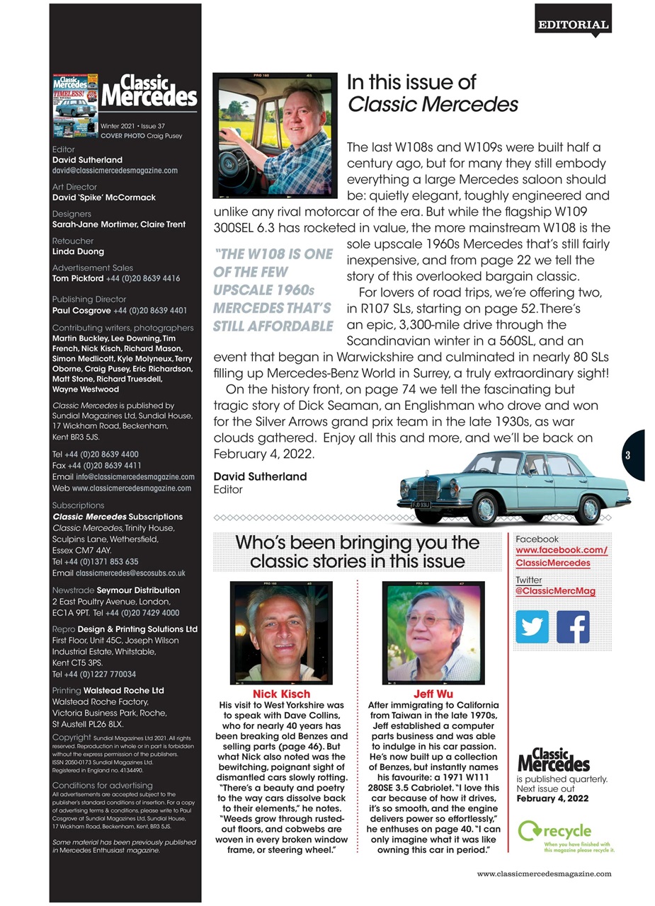 Classic Mercedes Preview Pages