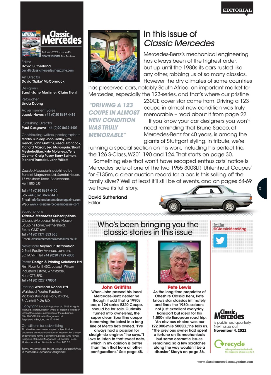 Classic Mercedes Preview Pages