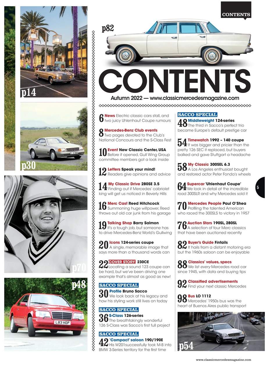 Classic Mercedes Preview Pages