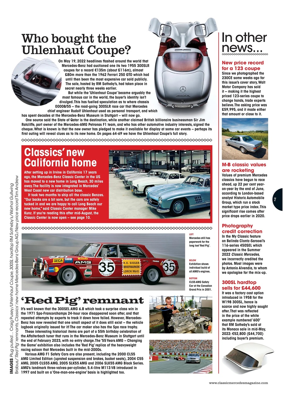 Classic Mercedes Preview Pages
