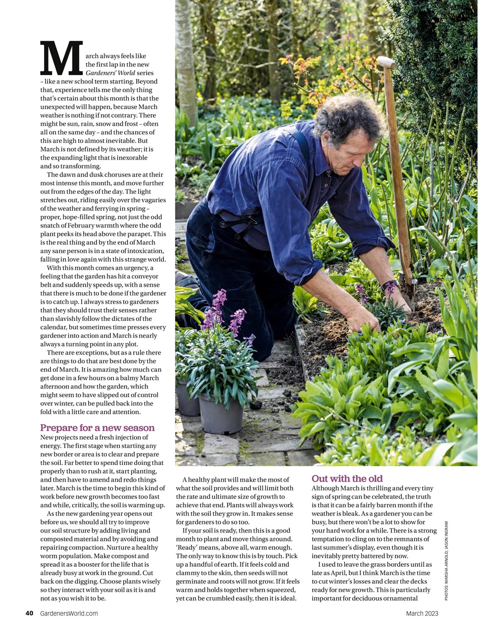 BBC Gardeners’ World Magazine Preview Pages