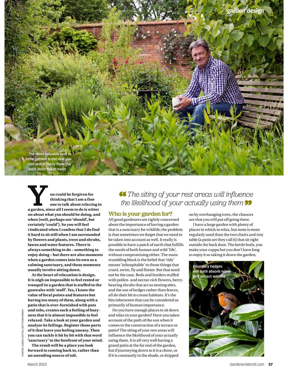 BBC Gardeners’ World Magazine Preview Pages