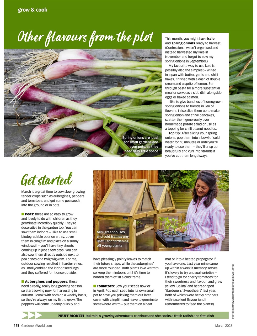 BBC Gardeners’ World Magazine Preview Pages