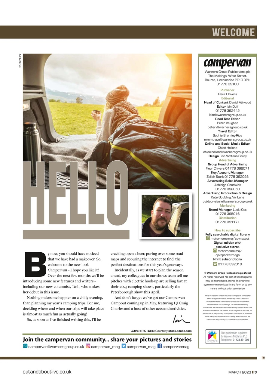 Campervan Preview Pages