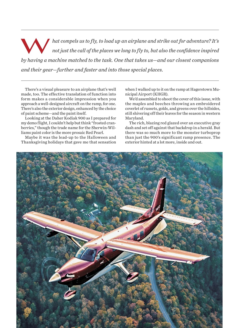 FLYING Magazine Preview Pages