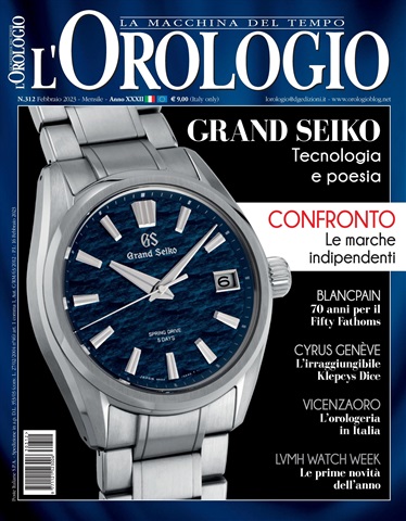 L'Orologio issue L'Orologio 312