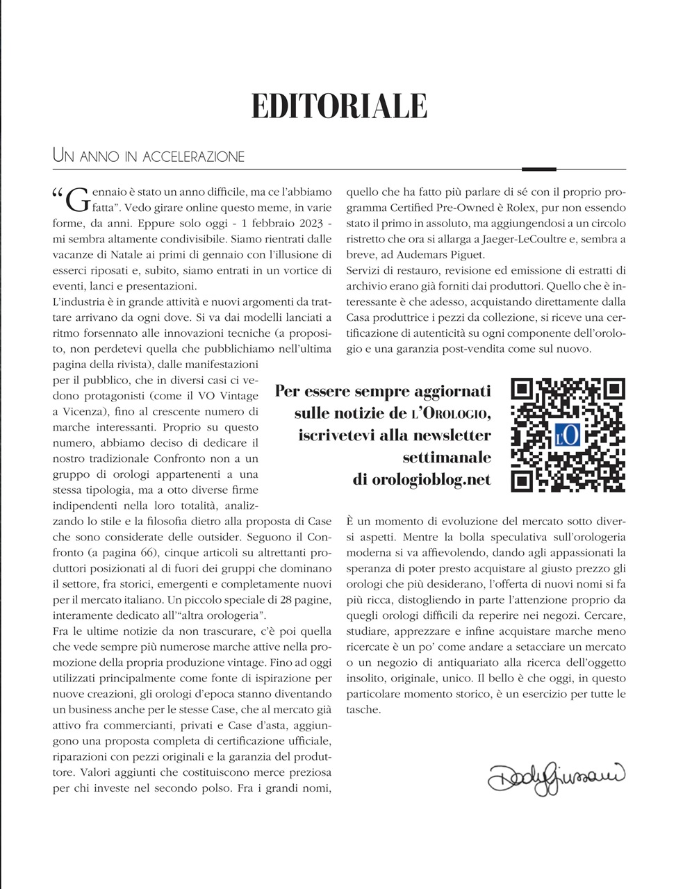 L'Orologio Preview Pages