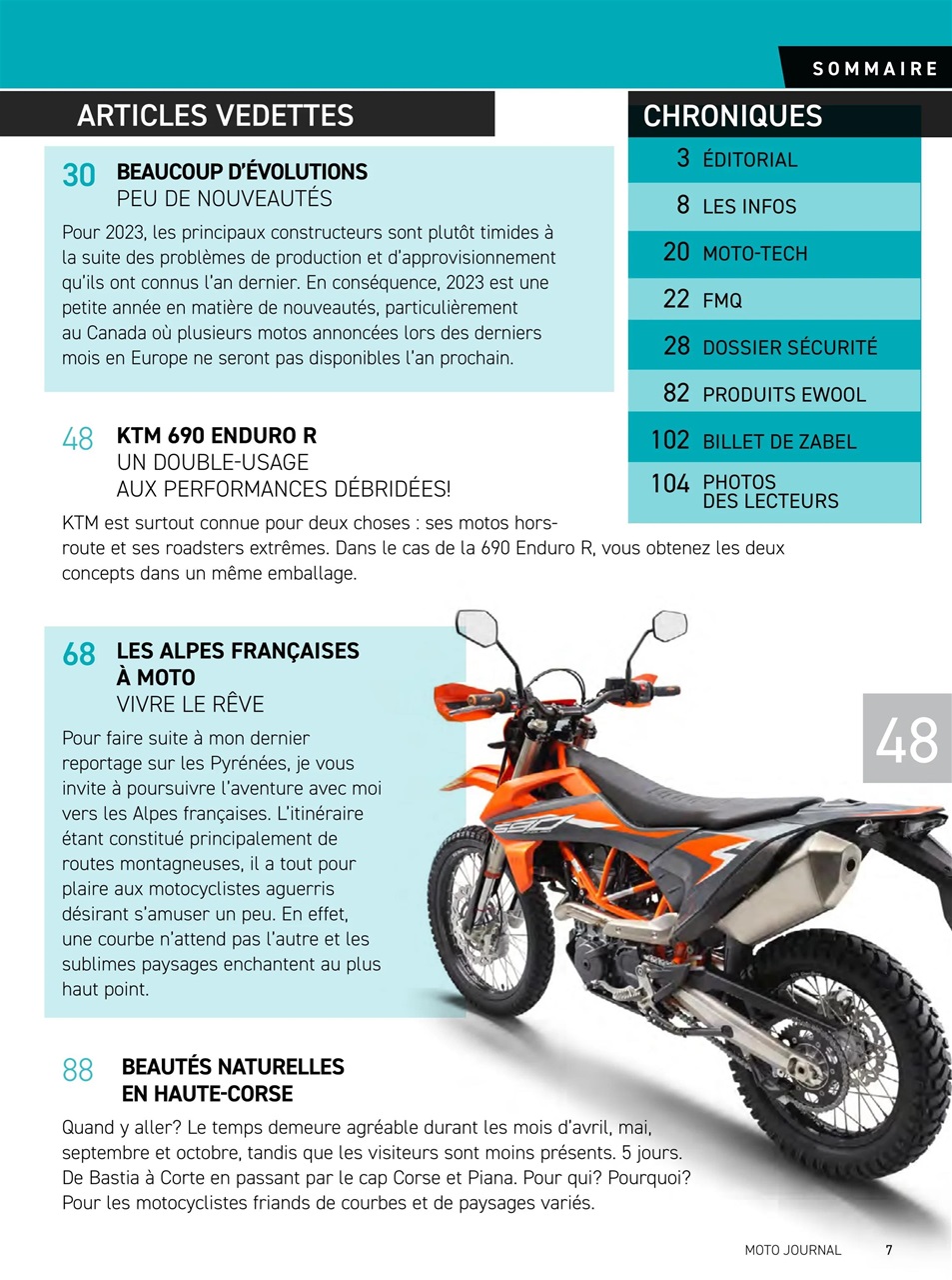 Moto Journal Preview Pages