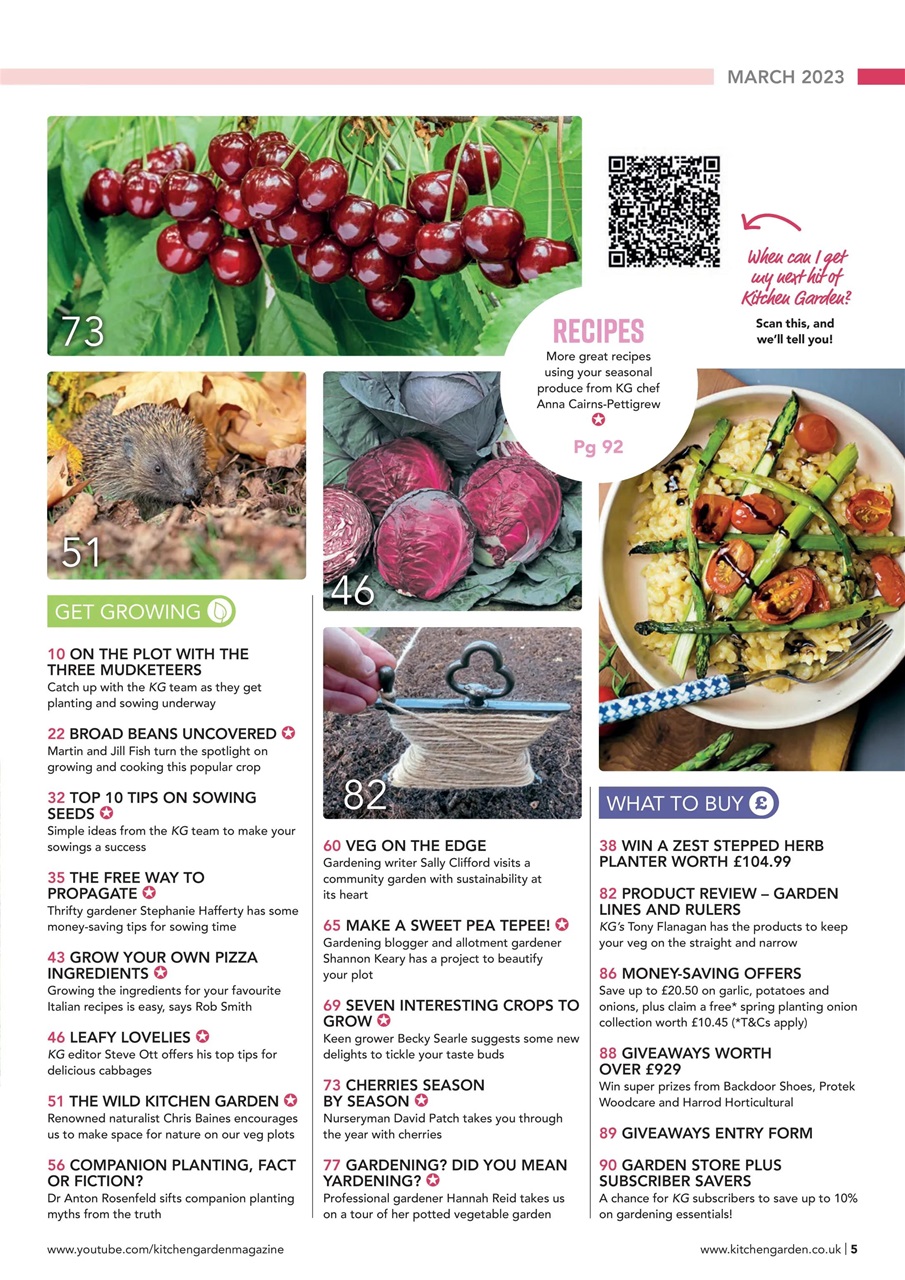 Kitchen Garden Magazine Preview Pages