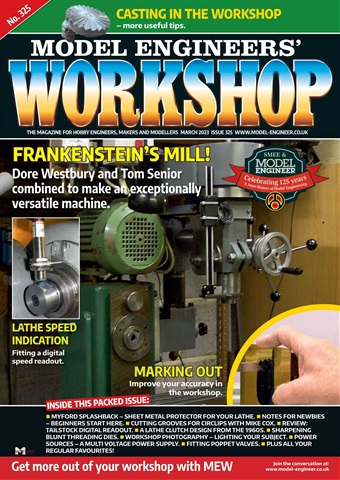 Model Engineer & Workshop Magazine issue March 2023