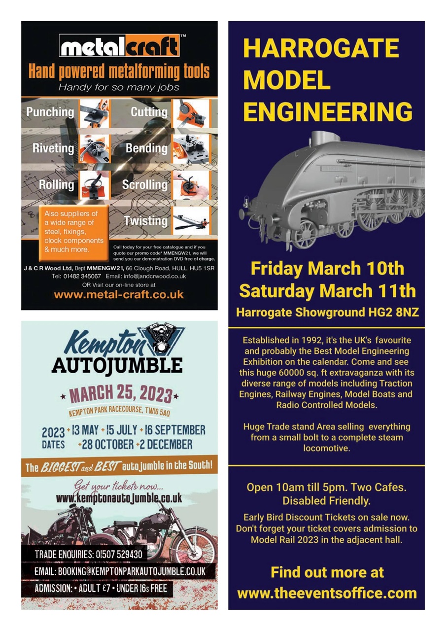Model Engineer & Workshop Magazine Preview Pages