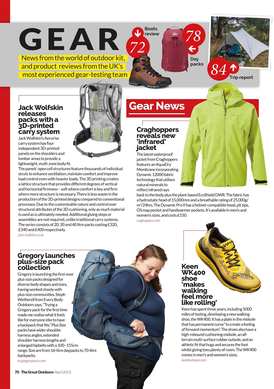 TGO - The Great Outdoors Magazine Preview Pages