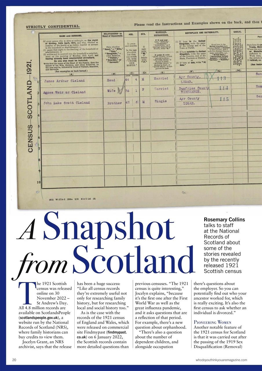 Who Do You Think You Are? Preview Pages