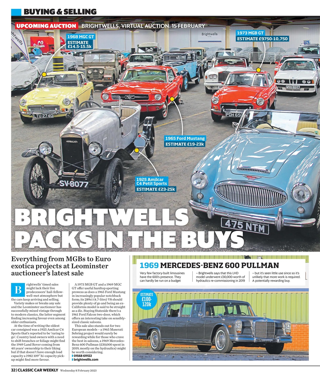 Classic Car Weekly Preview Pages