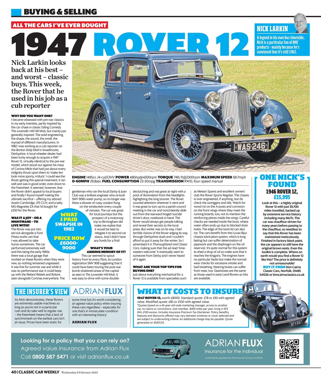 Classic Car Weekly Preview Pages